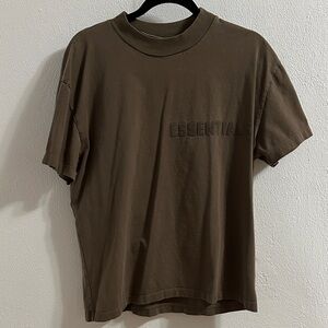 Essentials Men's Dark Brown Short Sleeve Tee